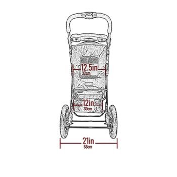 Pet Gear No-Zip AT3 Pet Stroller for Dogs and Cats