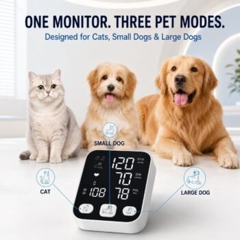 OWNQOBE Digital Pet Blood Pressure Monitor for Dogs and Cats